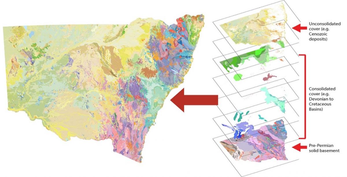 NSW Seamless Geology of NSW dataset composition
